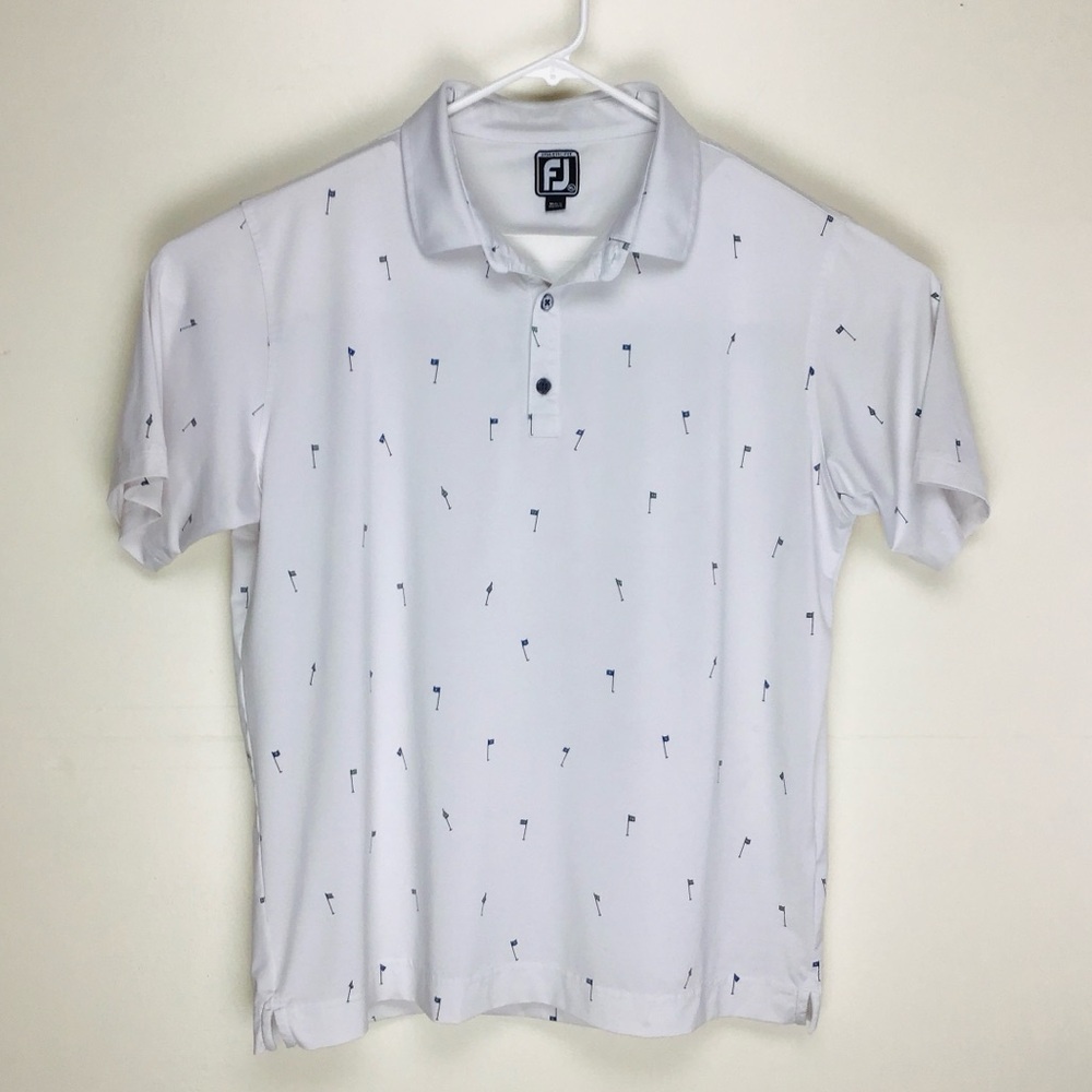 FJ FootJoy mens short sleeve golf polo shirt XL
